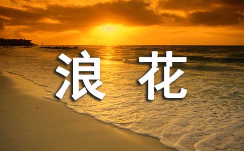 心海里的那朵浪花优秀叙事作文950字