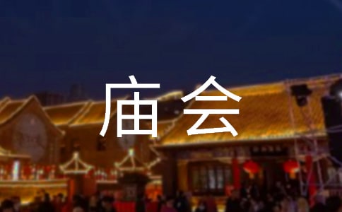 逛庙会的心得体会