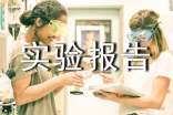 实验报告 范本