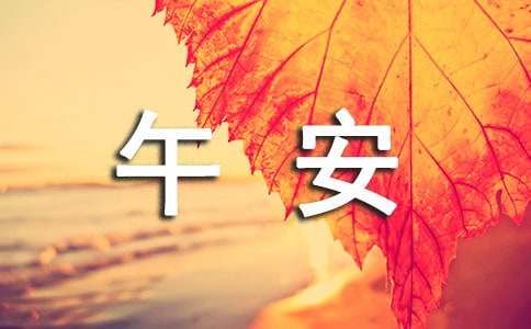 2026年优美的午安问候语短信集合64句