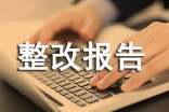 产品整改报告模板