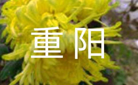 重阳佳节的祝福语